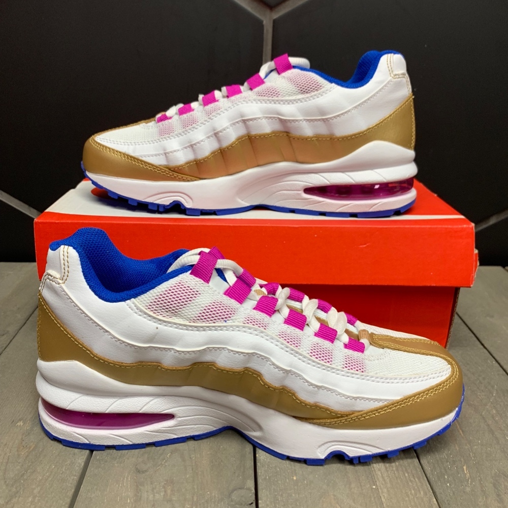 Nike Air Max '95 LE GS Peanut Butter & Jelly Shoes - Picture 2 of 6